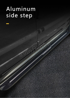 BMW X3 X4 (11-/18-) штатные пороги (подножки) боковые