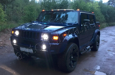 Hummer H2 (02 - 09) Аэродинамический Обвес (Расширители арок) PREDATOR, вылет 100 мм